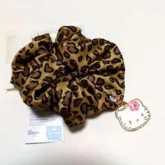 ハローキティ ヒョウ柄　シュシュ　しまむら