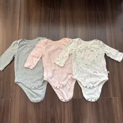 GAP 0-6ヶ月 長袖ボディスーツ 3点セット