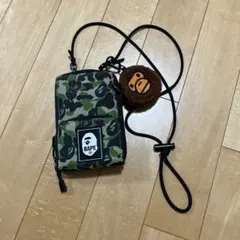 BAPE カモ柄 ショルダーバッグ ポーチ