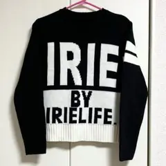 IRIE BY IRIE LIFE. ニット セーター ブラック ホワイト F