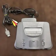 NINTENDO64 本体 AVケーブル付き グレー 動作確認済