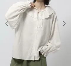UNITED ARROWS コットンタックカフタン ブラウス ホワイト - メルカリ