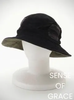 SENSE OF GRACE コーデュロイ パッチワークハット 秋冬 帽子
