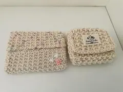 ティッシュカバー&コインケースセットB ハンドメイド