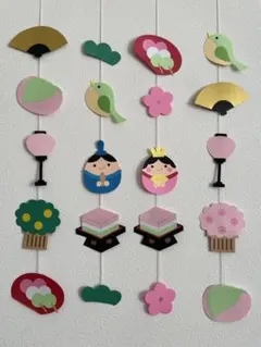 吊るし飾り 壁面 ガーランド ひな祭り