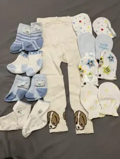 ベビー用ミトンとfamiliar等の靴下8点セット