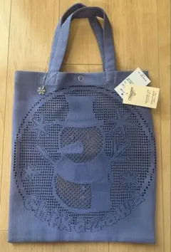 近澤レース 雪だるまトートバッグ　ネイビー