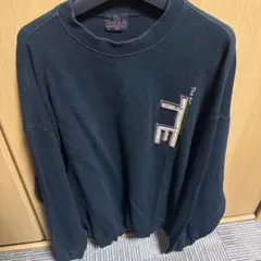 santa fe ワッフル トレーナー ブラック 刺繍のサムネイル
