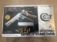 中古東京マルイ コルトガバメント マークIV シリーズ70 ニッケルフィニッシュ 東京マルイ コルトガバメント マークIV シリーズ70 ニッケル