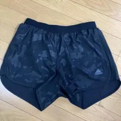 adidas ブラックカモフラージュショートパンツ L