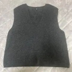 UNIQLO グレー ノースリーブセーター XXL