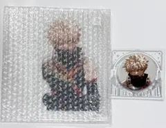 僕のヒーローアカデミア 爆豪勝己 アクリルMEGAフィギュア 缶バッジ セット