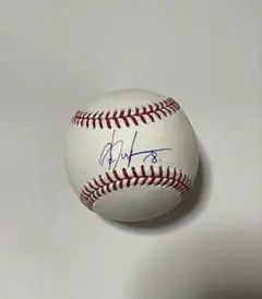 ロサンゼルスドジャース　山本由伸選手　直筆サインボール　MLB公式球