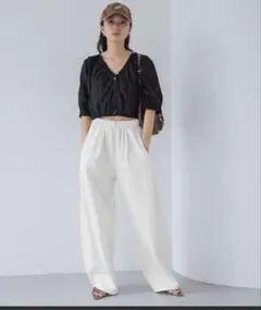 み*読様 新品【接触冷感】 スウェットコクーンタックパンツ　JEANASIS ジ