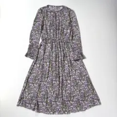 極美品 23ss ANAYI アナイグラフィカルフラワープリントフレア