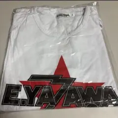 矢沢永吉✦E.YAZAWA✦公式tシャツ✦WHITE/BLACK新品 - メルカリ