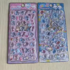 3Dステッカー シール 2枚セット