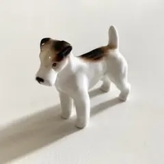 犬 イヌ ボーンチャイナ 陶器 置物 ミニチュア イングリッシュ