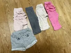 女の子 ボトムス 5点セット 60〜70サイズ