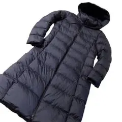 UNIQLO ウルトラライトダウンコート 収納袋付き 紺 M 美品