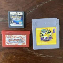 ポケモン ゲームボーイ ソフト 3本セット