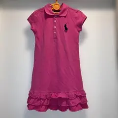 y*☆様 6X 120〜130cm ポロ・ラルフ・ローレン ピンクワンピース