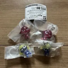 ケロロ軍曹 めじるしアクセサリー ギロロ カラーシャッフル タママver 4点