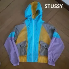 【激レア】『OLD STUSSY』四大都市タグ マルチカラーナイロンジャケット