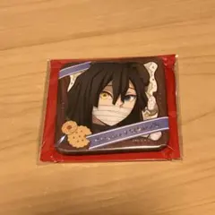 新品☆鬼滅の刃【伊黒小芭内】等身☆スクエア☆缶バッジ☆キャラバッジ