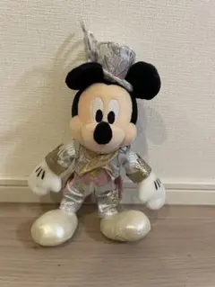 ミッキー　ぬいぐるみバッジ