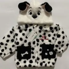 新品　ディズニー　101匹わんちゃん　なりきり　ボア　フワフワ　パーカ　90