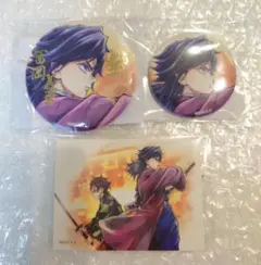 鬼滅の刃 C106 繋ぐ WEBSHOPくじ　義勇 E賞 箔押し缶バッジ 他