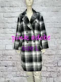 ピンクアドベ　pink adobe チェスターコート　サイズL
