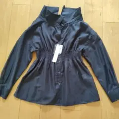 Heather 長袖 ブラウス ダークグレーのサムネイル