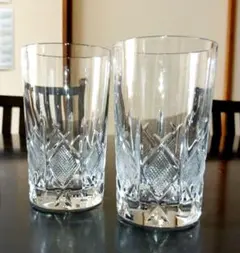 HOYAクリスタル　グラス2コ