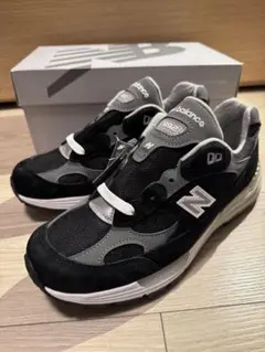 【新品】ニューバランス U992BK アメリカ製 スニーカー ブラック スエード