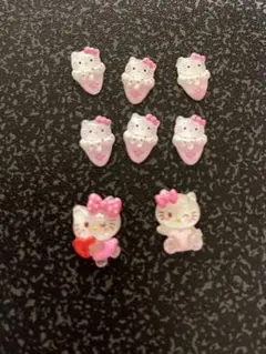 ハローキティ ネイルパーツ 8個セット