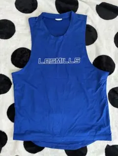 Reebok LES MILLS ブルー タンクトップ