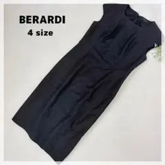 【ベラルディ】ワンピース4ブラックフレンチスリーブ日本製オケージョン