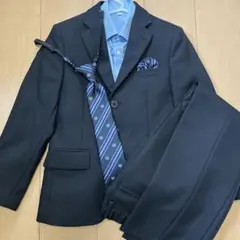 子供用スーツセットアップ【黒】140