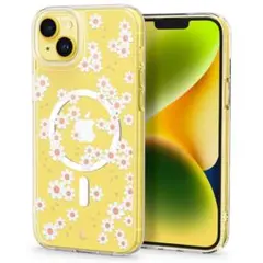 iPhone14Plus 用 ケース MagSafe対応 (ホワイトデイジー)