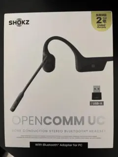 【SHOKZ】OPENCOMM UC 骨伝導イヤホン