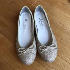 artemis by DIANA 25cm ラメバレエシューズ