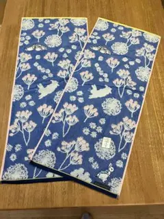 新品⭐️ 丸眞　刺繍が可愛いピーターラビット フェイスタオル 2枚セット