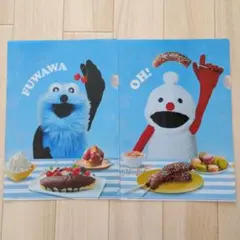 パペットスンスン ローソン クリアファイル 2枚セット　スンスン　ノンノン