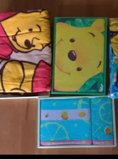 くまのプーさんタオル　4枚セット