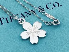 ありあ様:::TIFFANY ティファニー 桜 フラワー ネックレス シルバー ありあ様:::TIFFANY ティファニー 桜 フラワー ネックレス シルバー