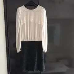 ワンピース　切り替えオールインワン、ワンピース