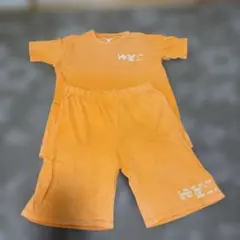 半袖Tシャツ ハーフパンツ セットアップ オレンジ