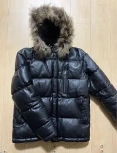 レザーダウンジャケット ダウンジャケット